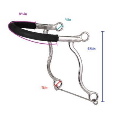 Image showing  Pony Hackamore with Rubber Tubing