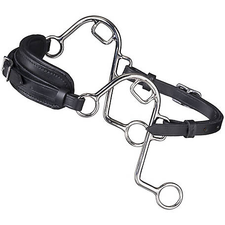 Tough-1 Leather Nose S Hackamore
