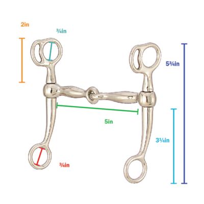Image showing  3-1/4 in. Breaking Snaffle Bit, 5