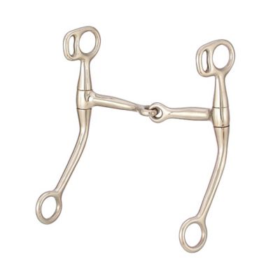 Tough-1 3.5 in. Shank Training Snaffle Bit, 25513-0-0