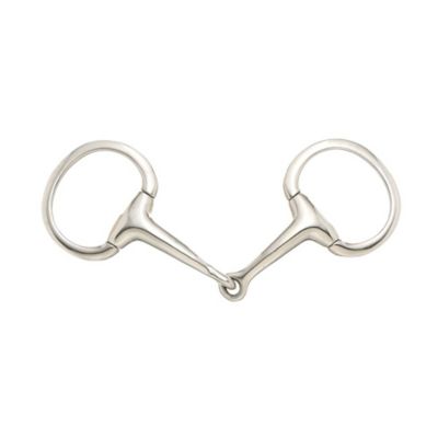 Tough1 Miniature Eggbutt Snaffle Bit, 3.75 in. Mouthpiece