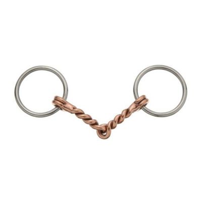 Tough1 Miniature Twisted Wire Snaffle Bit, 3.75 in. Mouthpiece