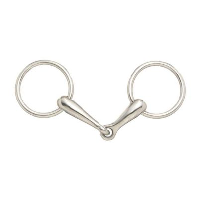 Tough-1 Smooth Snaffle Stainless Steel Bit