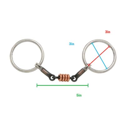 Image showing  3 pc. Loose Ring Snaffle Bit