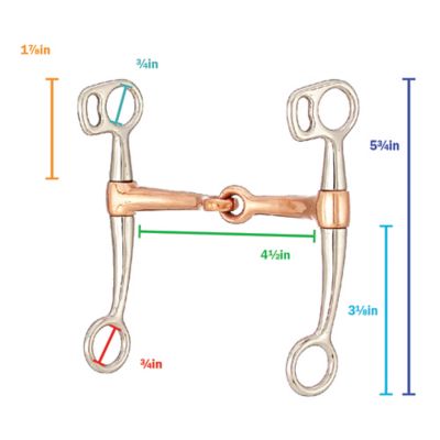 Image showing  Copper Mouth Breaking Bit 4.5 in.