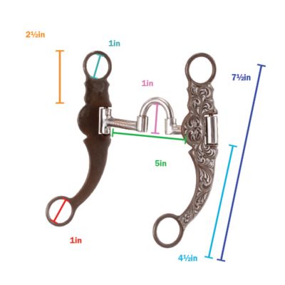 Image showing  4-1/4 in. Shank Antique Brown Etched Correction Bit 5 in. Mouth