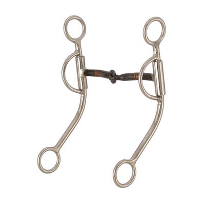 Tough-1 3.5 in. Shank Training Snaffle Bit, 25917-0-0