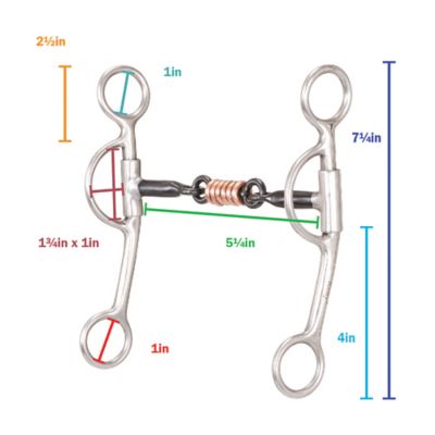 Image showing  Copper Ring Dogbone Mouth 3 pc. Bit