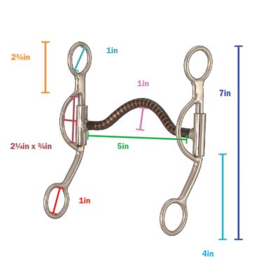 Image showing  5 in. Shank Kelly Sweet Iron Bit