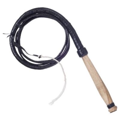 Tough-1 Braided Bull Whip, Brown, 10 ft.