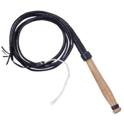 Tough-1 Braided Bull Whip, Brown, 12 ft.