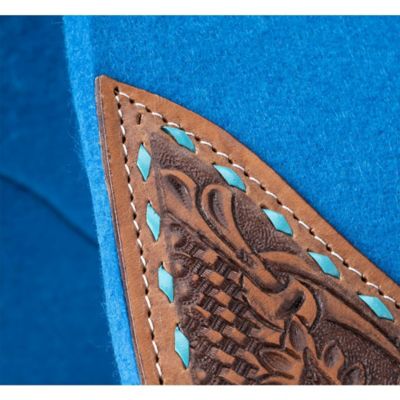 Image showing  Buckstitch Barrel Saddle Pad, 30 x 30in.
