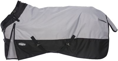 Tough-1 300g/1200D Poly Waterproof Horse Turnout Blanket with Adjustable Snuggit Neck