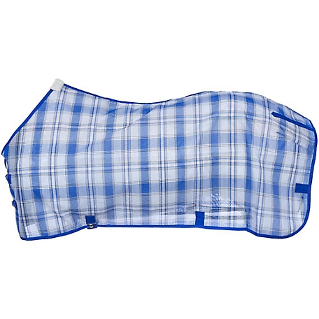 Tough-1 Deluxe Mesh Horse Fly Sheet, Plaid Print