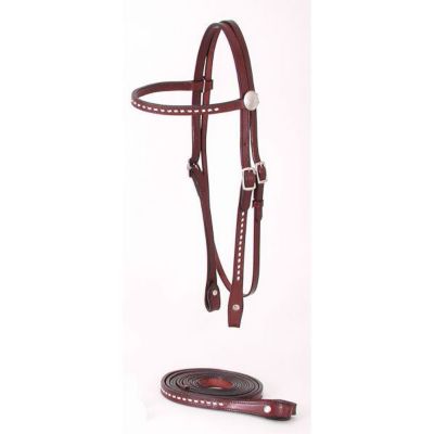 Tough-1 Buckstitched Browband Headstall