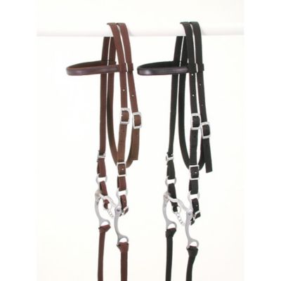 Tough-1 Horse Nylon Browband Bridle