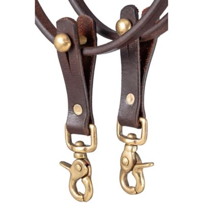 Image showing  Leather Pulley Draw Reins