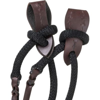 Image showing  Cord Roping Reins with Slobber Straps