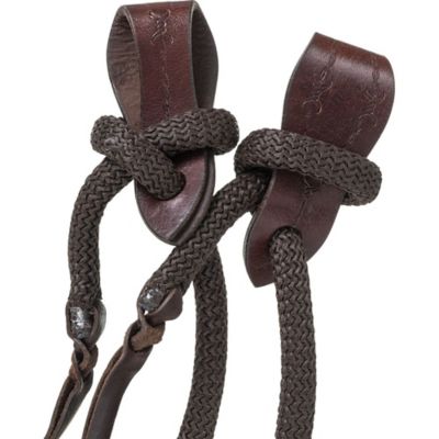 Image showing  Cord Roping Reins with Slobber Straps