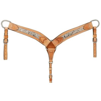 Tough1 Shaped Breastcollar with Spotted Hair Overlay
