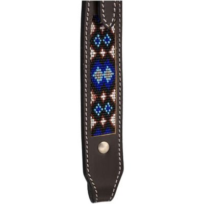 Image showing  Beaded Longhorn Brow Headstall