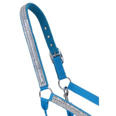 Image showing  Adjustable Nylon Halter with Crystal Accents