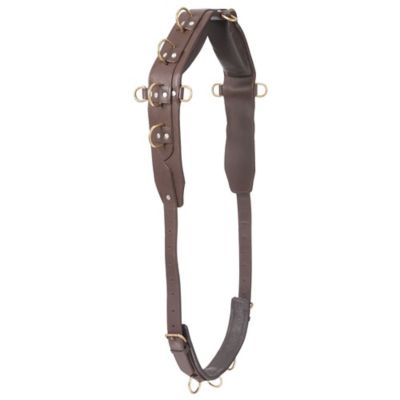 Tough-1 Professional Heavy Leather Horse Surcingle