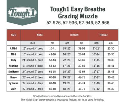 Image showing 3 th Tough1 Easy Breathe V-Nose Grazing Horse Muzzle
