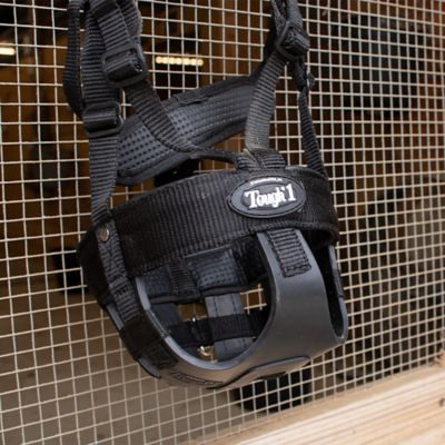 Image showing 5 th Tough1 Deluxe Easy Breathe V-Nose Horse Grazing Muzzle