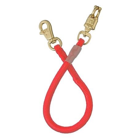 Tough-1 Safety Shock Bungee Horse Trailer Tie, Red
