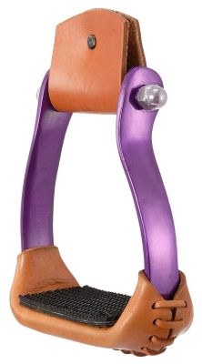 Image showing Tough1 Polished Aluminum Barrel Racer Stirrups