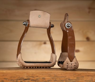 Image showing Tough1 Polished Aluminum Barrel Racer Stirrups