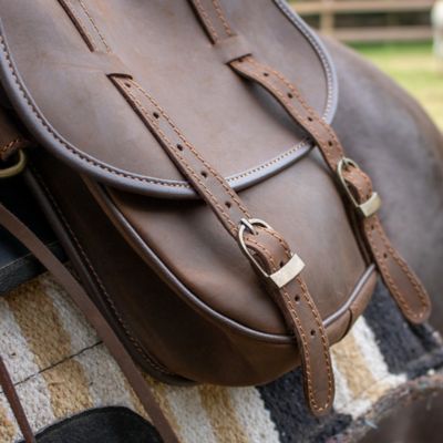 Image showing  Soft Leather Saddle Bag