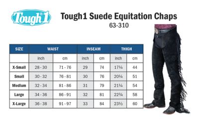 Image showing  Unisex Suede Equitation Chaps