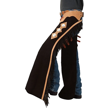 Tough-1 Unisex Suede Leather Cutting/Show Chaps