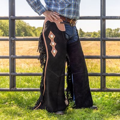 Image showing  Unisex Suede Leather Cutting/Show Chaps