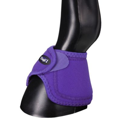 Tough-1 No Turn Bell Boots, Purple, Small