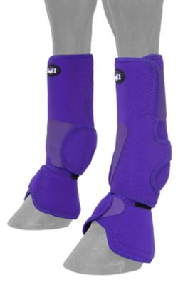 Tough-1 Combo Horse Boots, Medium, Purple, 2 ct.