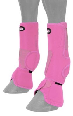 Tough-1 Combo Horse Boots, Medium, Pink, 2 ct.