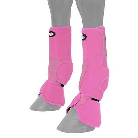 Tough-1 Combo Horse Boots, Medium, Pink, 2 ct.