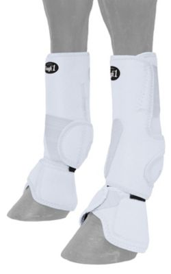 Tough-1 Combo Horse Boots, Medium, White, 2 ct.
