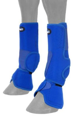 Tough-1 Combo Horse Boots, Medium, Royal Blue, 2 ct.