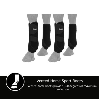 Image showing  Extreme Vented Horse Sport Boots, Draft, 4 ct.