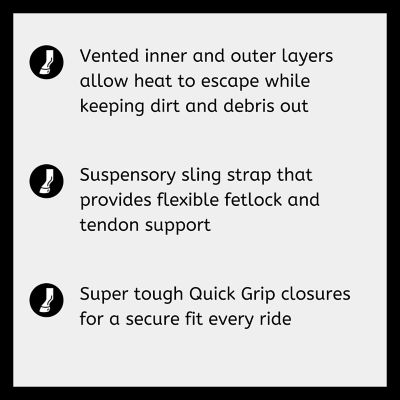 Image showing  Extreme Vented Horse Sport Boots, Draft, 4 ct.