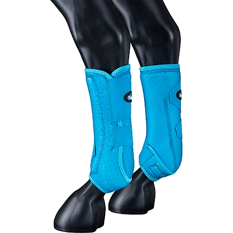 Tough-1 Rear Extreme Vented Horse Sport Boots, Turquoise, Large, 2 ct.