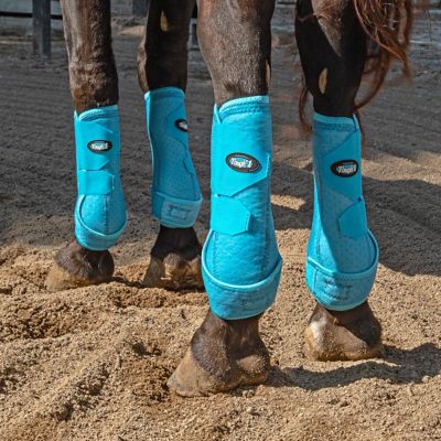 Image showing  Extreme Vented Horse Sport Boots, Turquoise, Large, 4 ct.