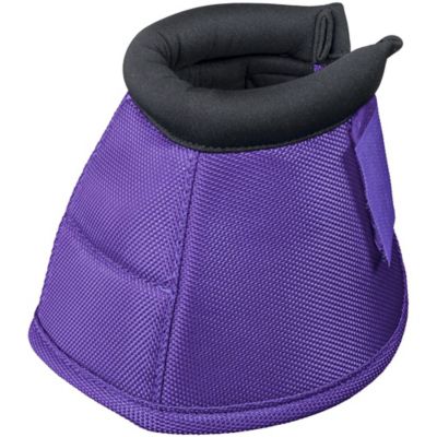 Tough-1 Ballistic Nylon Bell Boots, Purple, Medium
