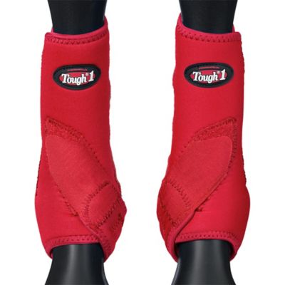 Image showing  Vented Horse Sport Boots, Medium, Red, 4 ct.