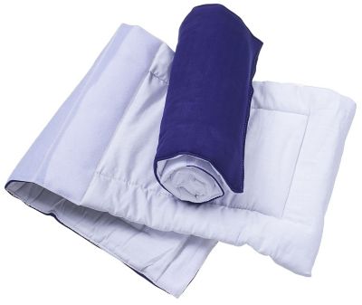 Image showing  Quilted Combo Horse Leg Wraps with 'Quick Grip' Closure, Purple, 2 ct.