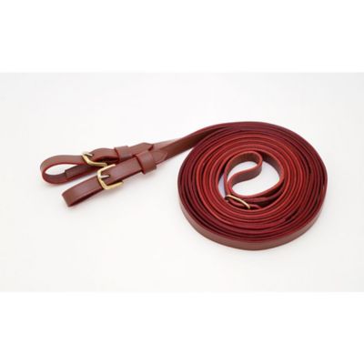 Tough1 Leather Harness Driving Reins, 3/4 in.